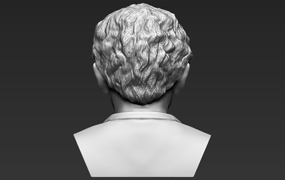 Bilbo Baggins Hobbit bust 3D printing ready stl obj formats 3D print model_6