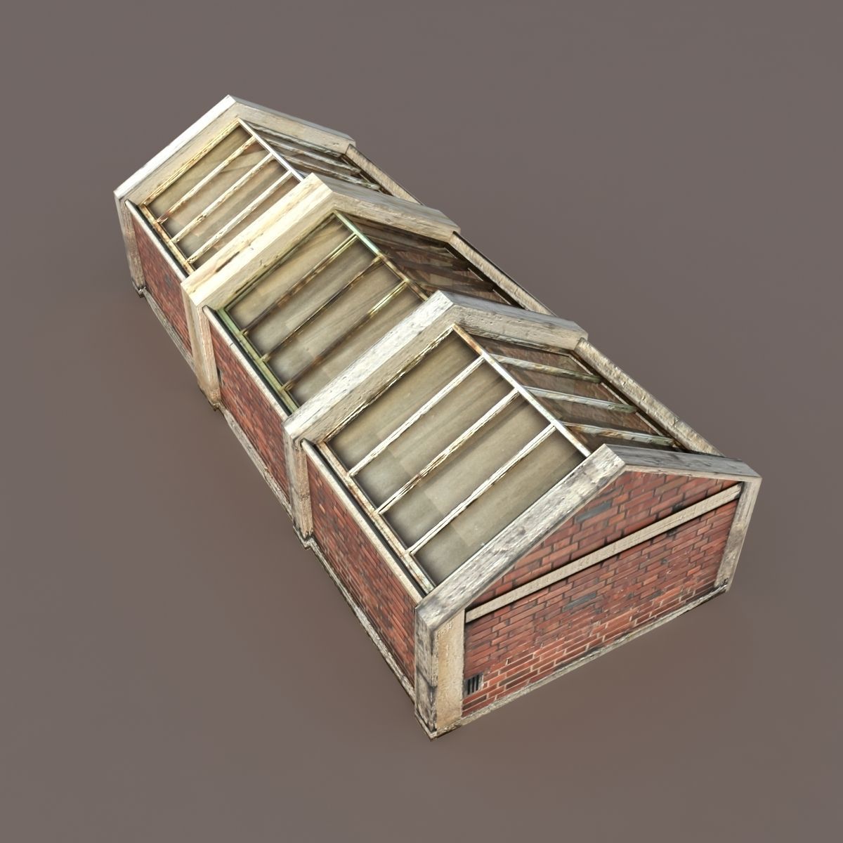 Skylight Window Low-poly 3D model_6