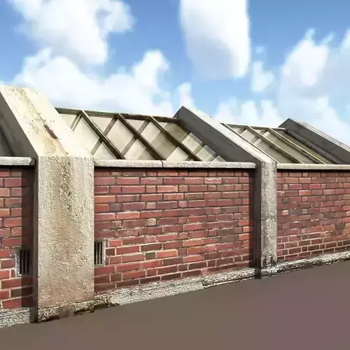Skylight Window Low-poly 3D model