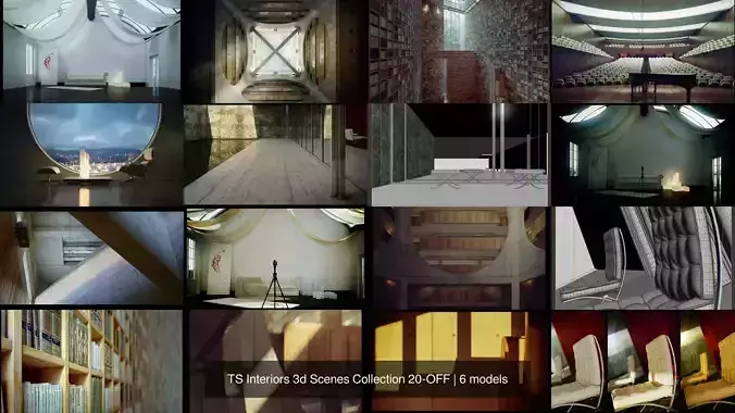TS Interiors 3d Scenes Collection 20-OFF