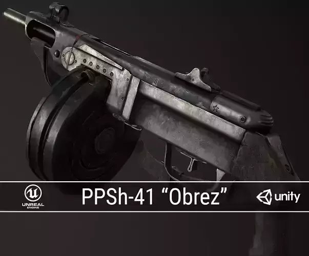 PBR Soviet PPSh-41 Obrez