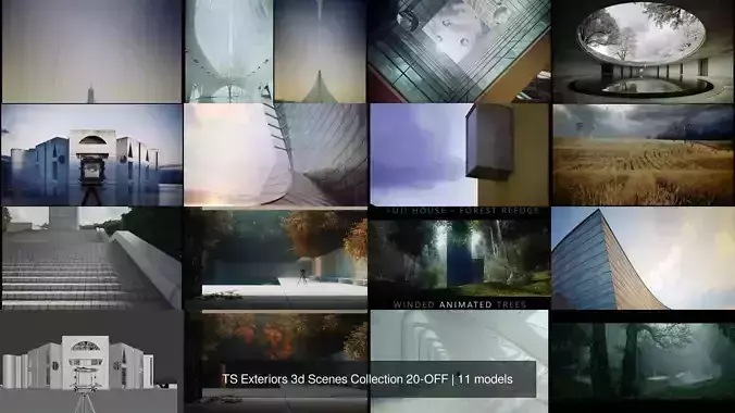 TS Exteriors 3d Scenes Collection 20-OFF