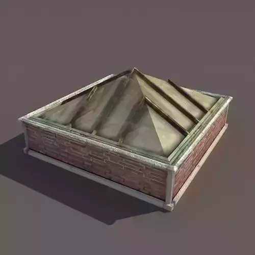 Skylight Window 2 Low-poly 3D model