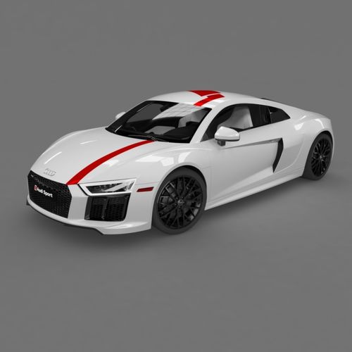 Audi R8 Coupe 2018 Model 3D model