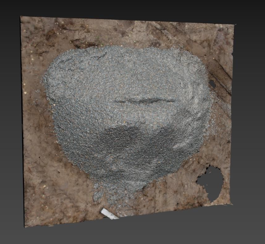 Ultra realistic Gravel Scan Low-poly 3D model_8