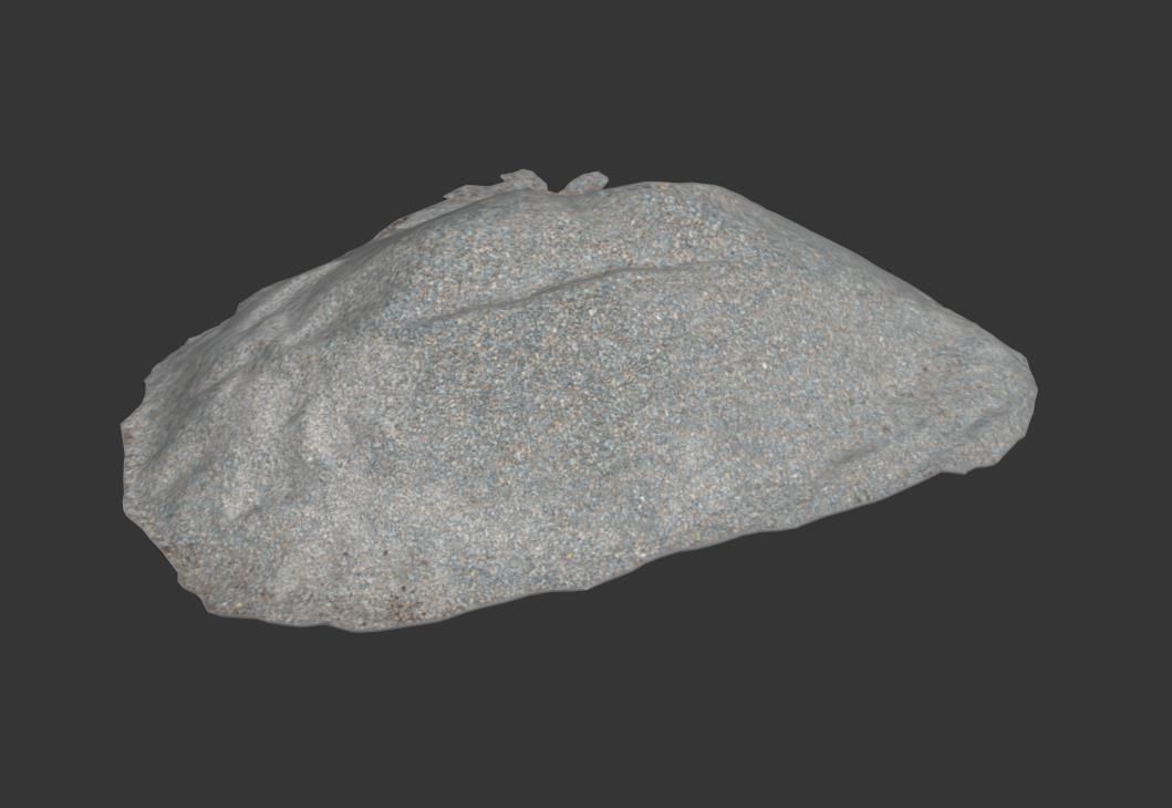 Ultra realistic Gravel Scan Low-poly 3D model_4
