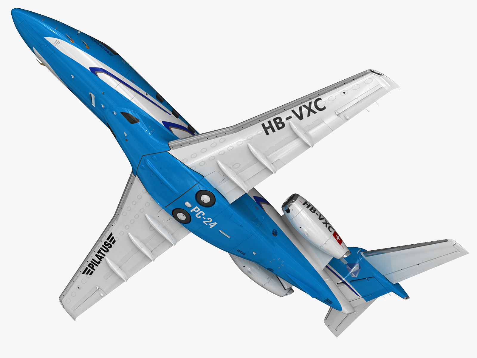 Pilatus PC-24 3D model_4
