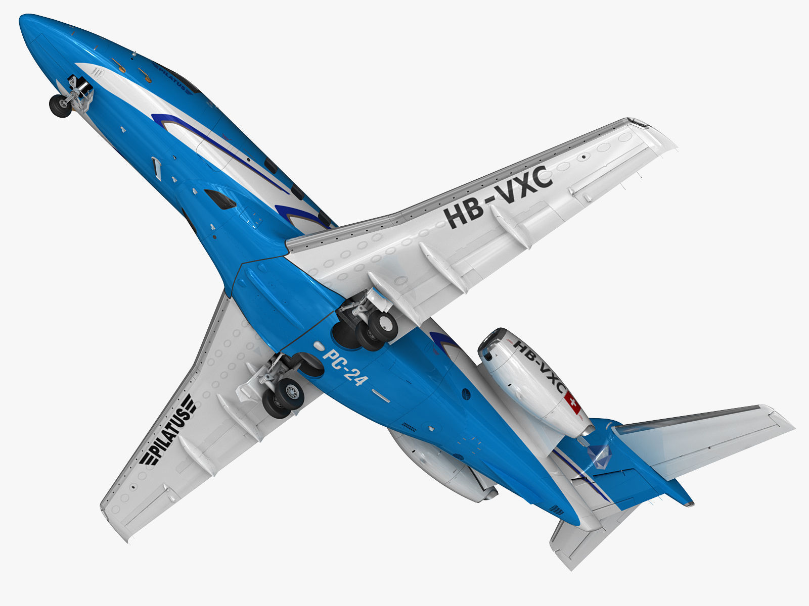 Pilatus PC-24 3D model_5