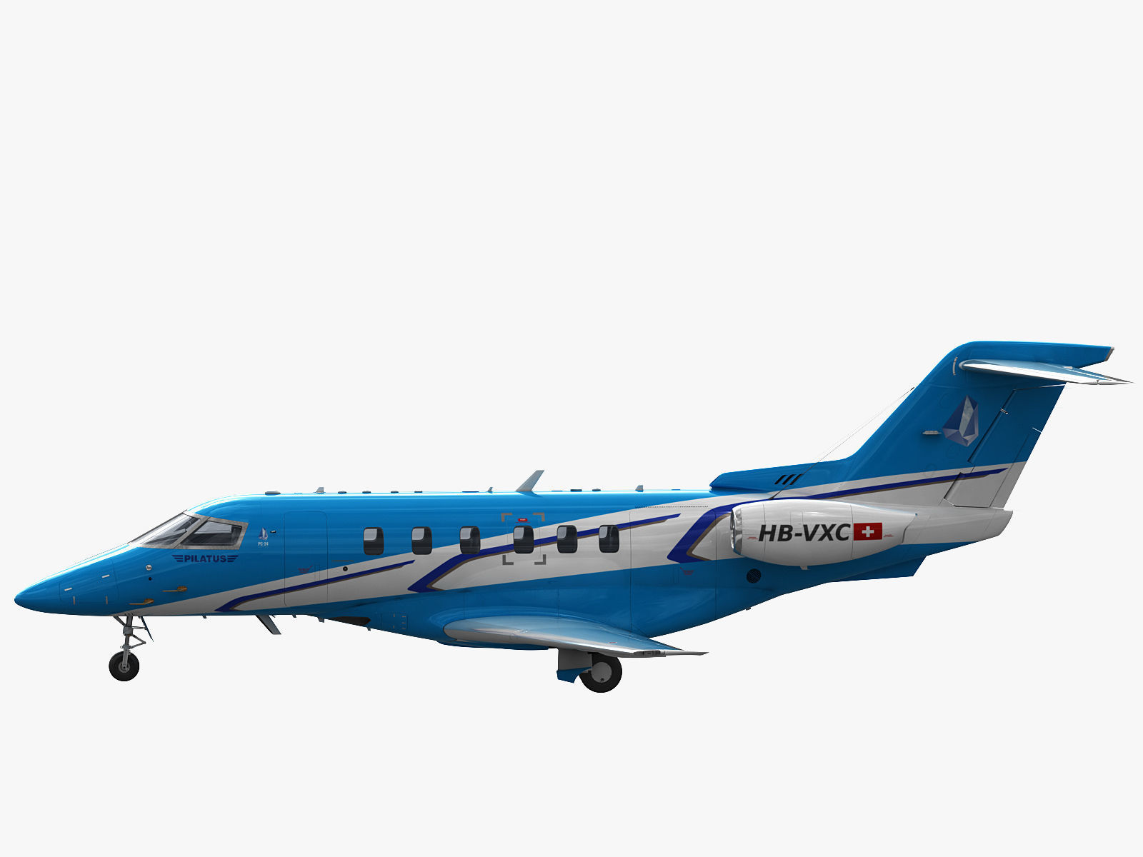Pilatus PC-24 3D model_3