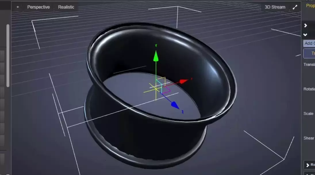 jet contact part 3D print model_0