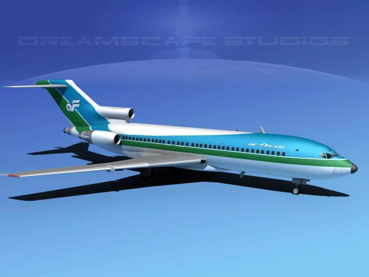Boeing 727-100 Air Florida 3D model