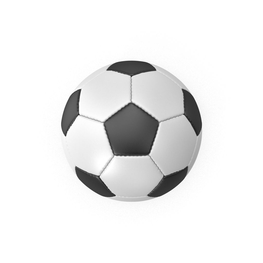 Soccer Ball 3D model_4