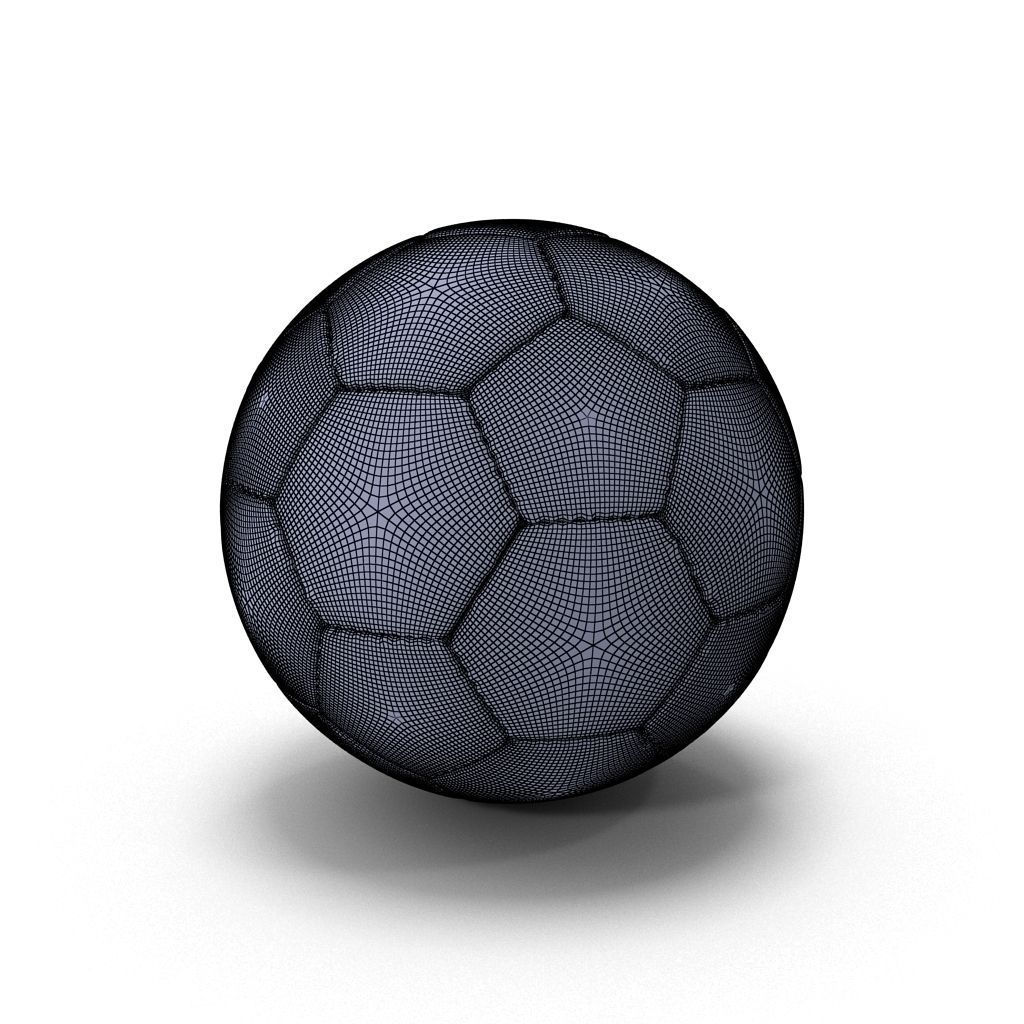 Soccer Ball 3D model_3