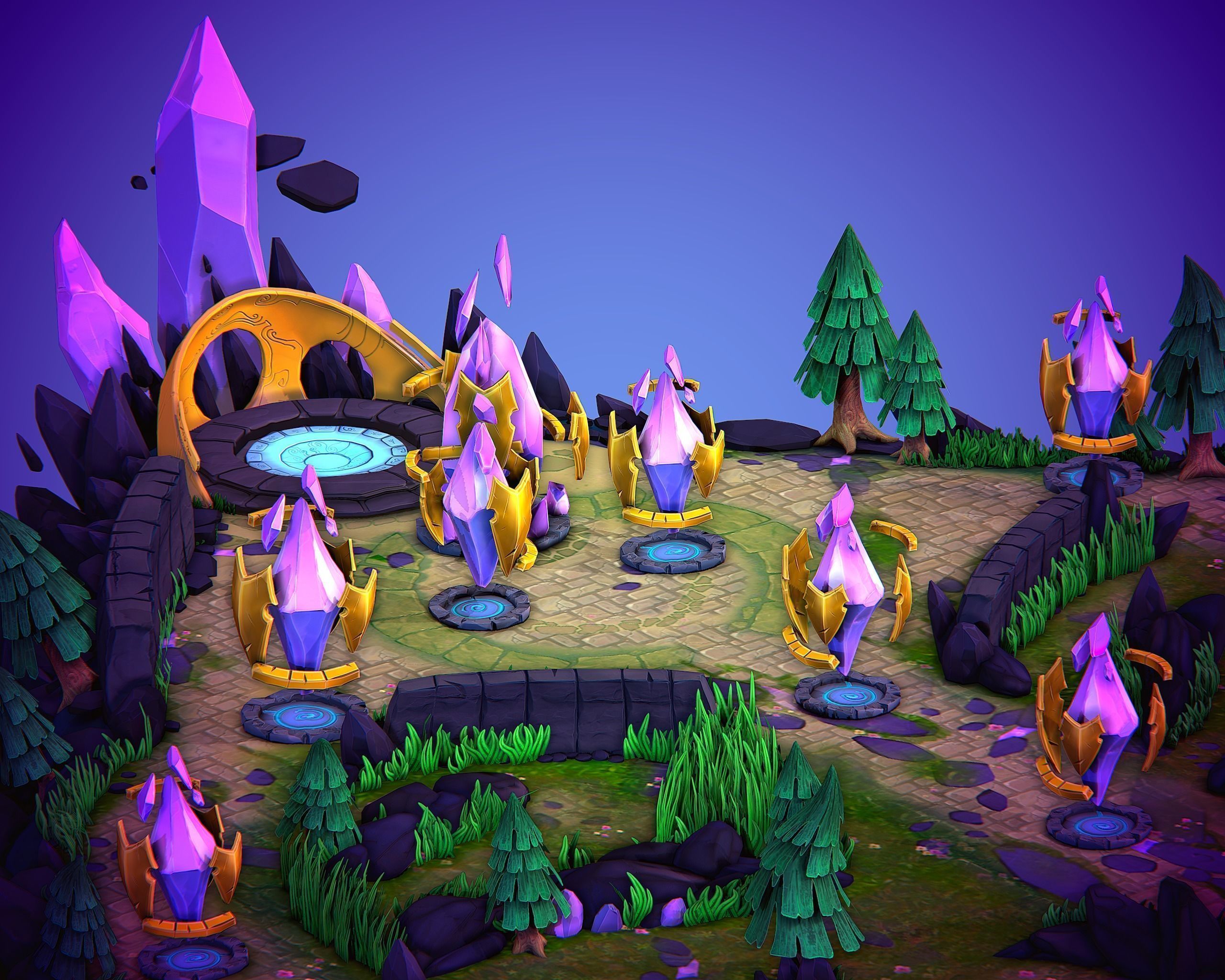 Huge pack of stylized props and character and maps 3D Model Collection_5