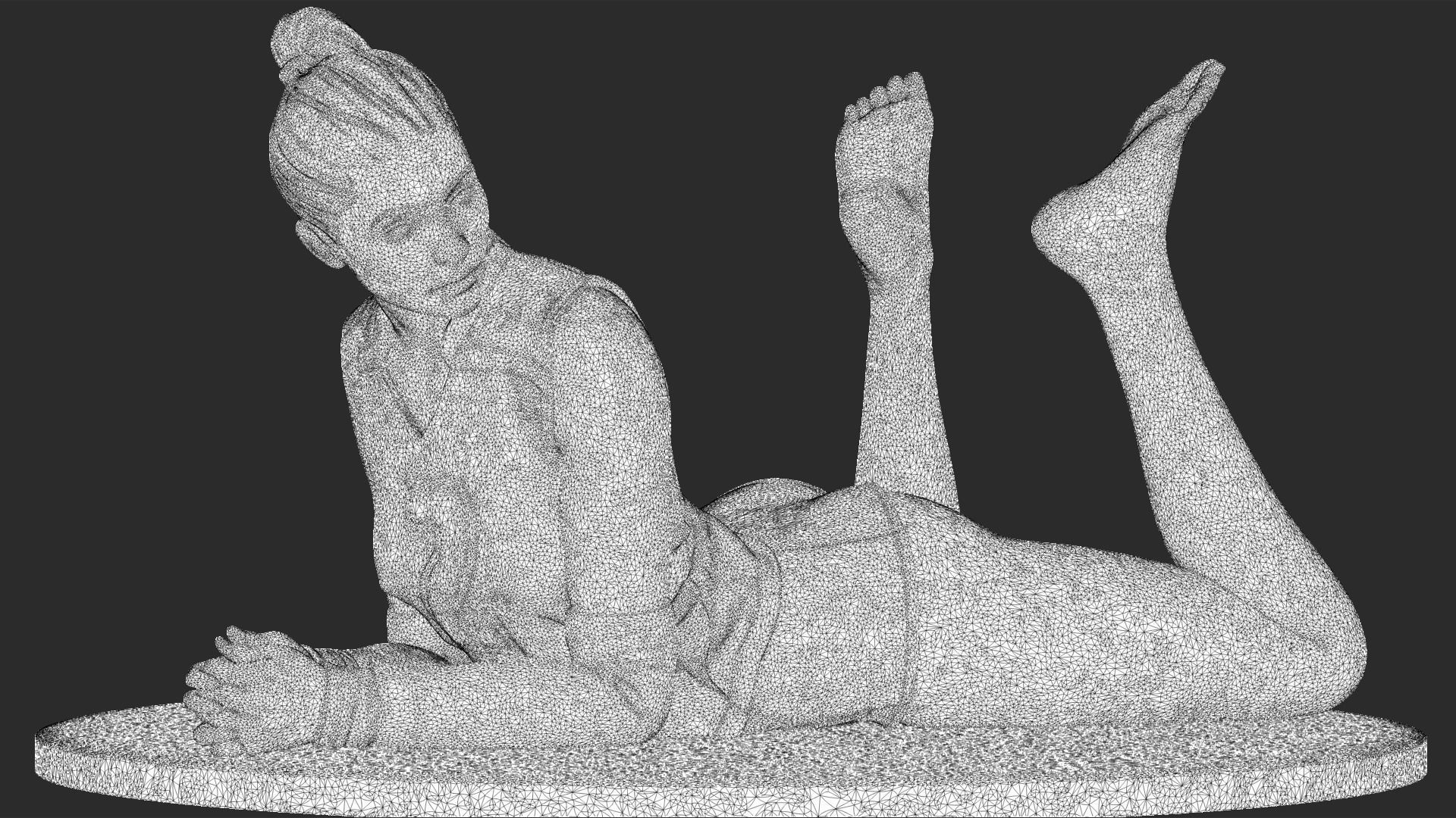 Popular Volleyball Girl 3D print model_7