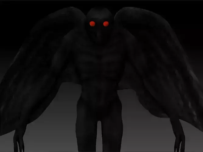 Mothman - 3D Model - Garuda - Wakynian
