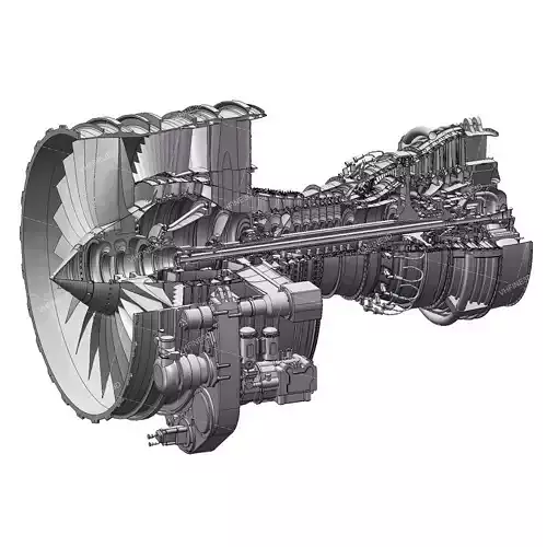SolidWorks cfm56-7b Complete model 3D model