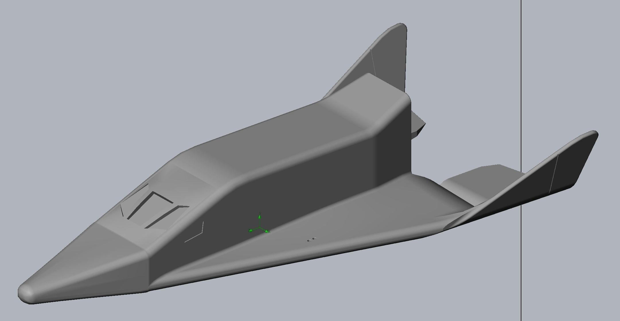 X-20 Dyna-Soar Spaceplane Rough Model 3D print model_4