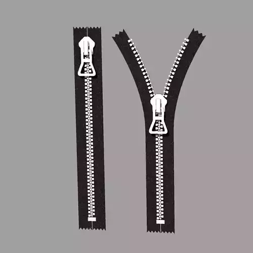 zipper zipper zippers Free 3D model