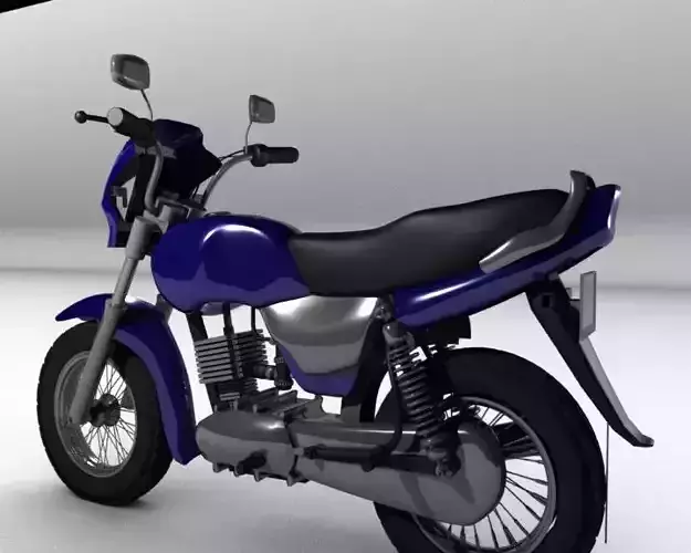 Tvs Victor Bike Low-poly 3D model