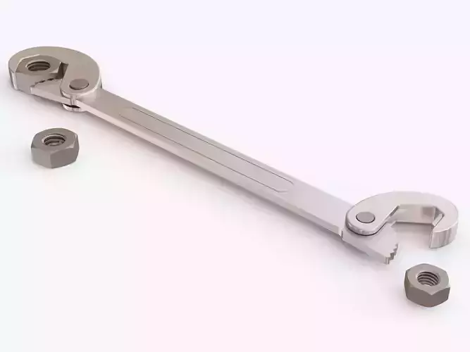 Self clamping wrench