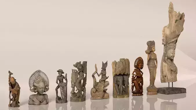 Scan Pack - Asian Art 3D Model Collection