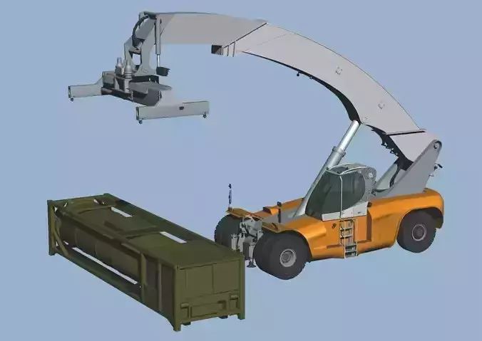 Reach Stacker LRS-645 3Way posed set