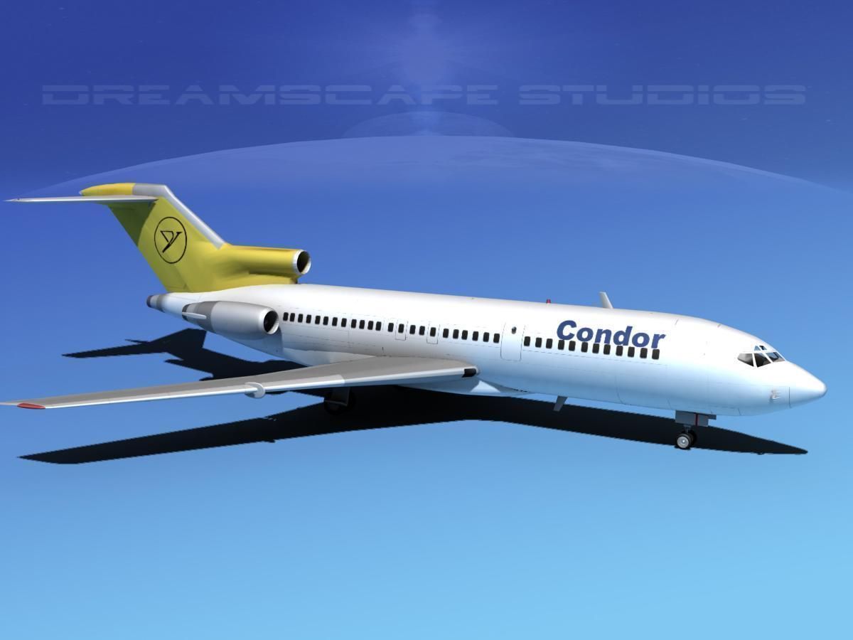Boeing 727-100 Condor 3D model_3