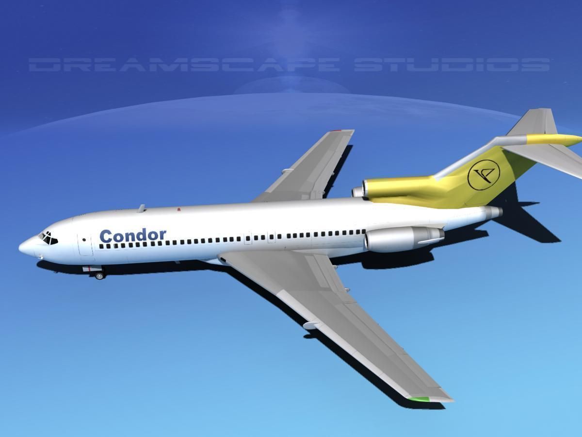 Boeing 727-100 Condor 3D model_9