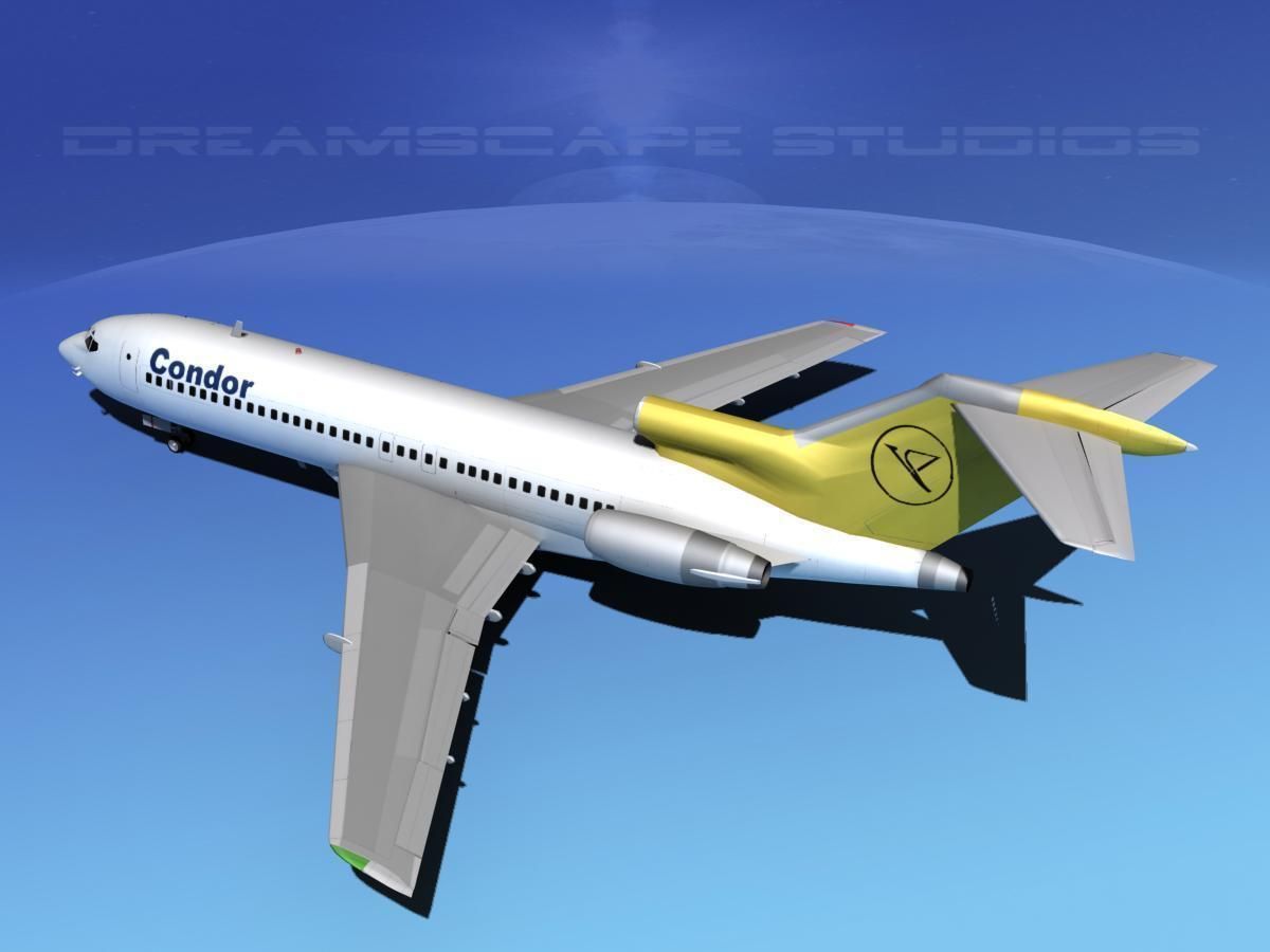 Boeing 727-100 Condor 3D model_8