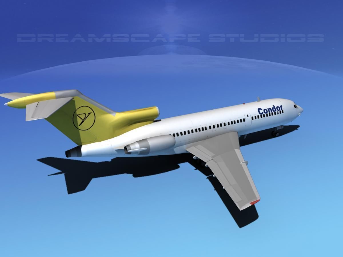 Boeing 727-100 Condor 3D model_5