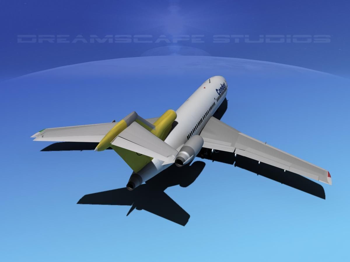Boeing 727-100 Condor 3D model_6