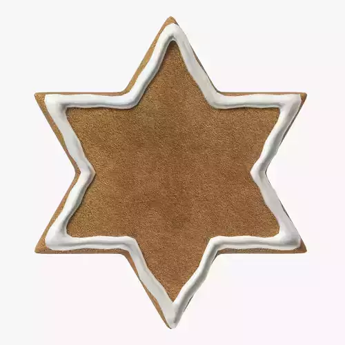 gingerbread cookie 13 3D model