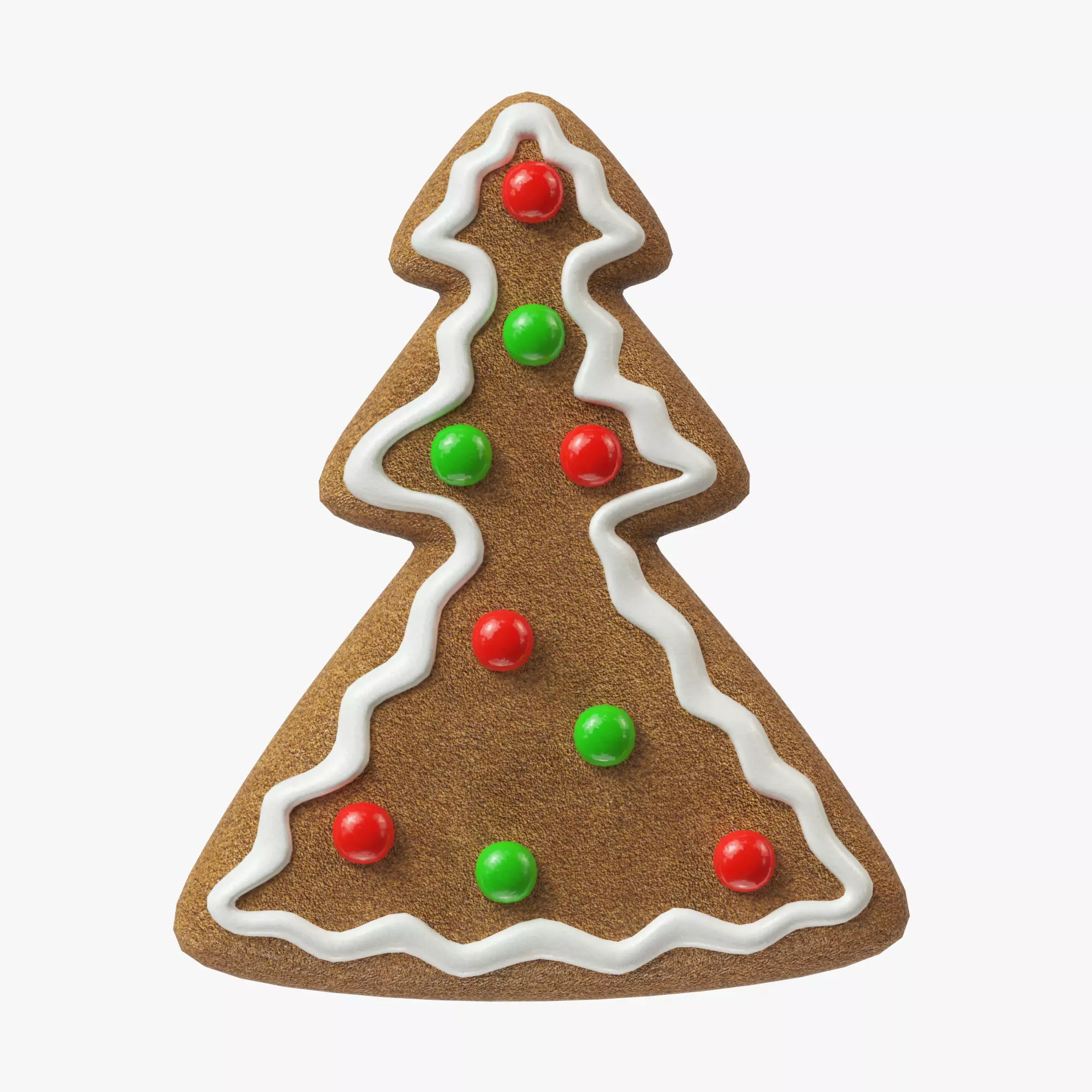 gingerbread cookie 06 3D model