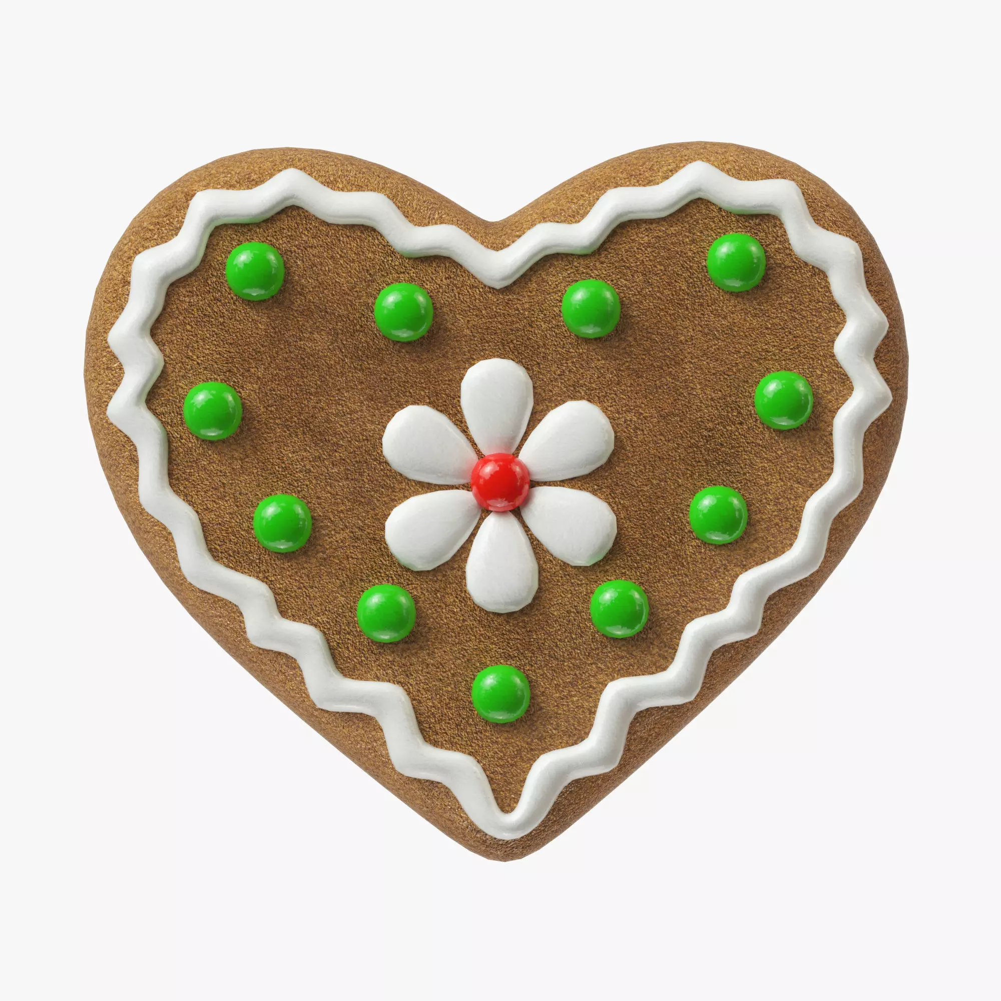 gingerbread cookie 05 3D model