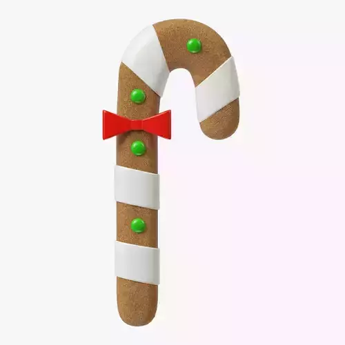 gingerbread cookie 03 3D model