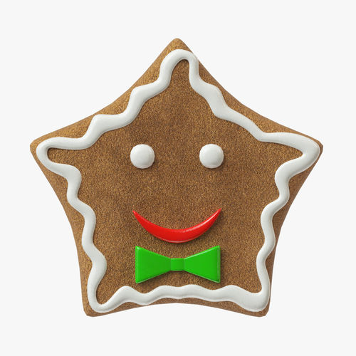 gingerbread cookies 3D Model Pack 5