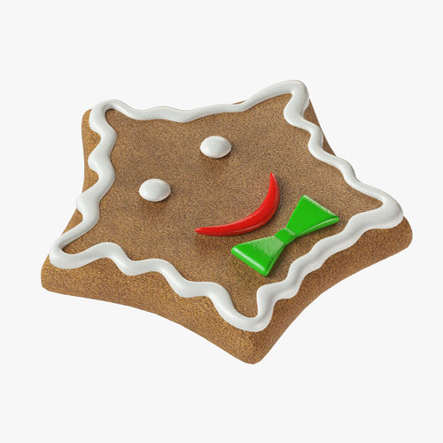 gingerbread cookies 3D Model Pack 6