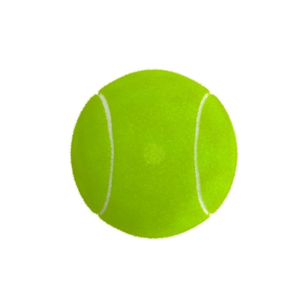Tenis Ball FurFurry 3D model_2