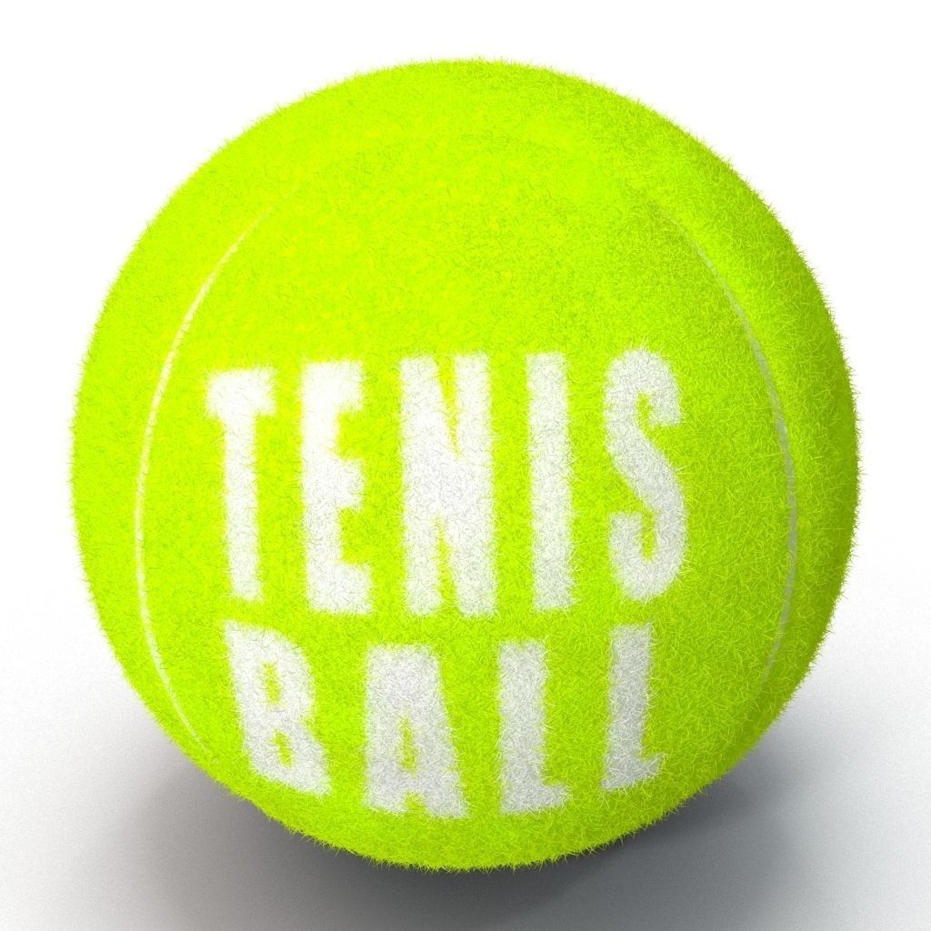 Tenis Ball FurFurry 3D model_1
