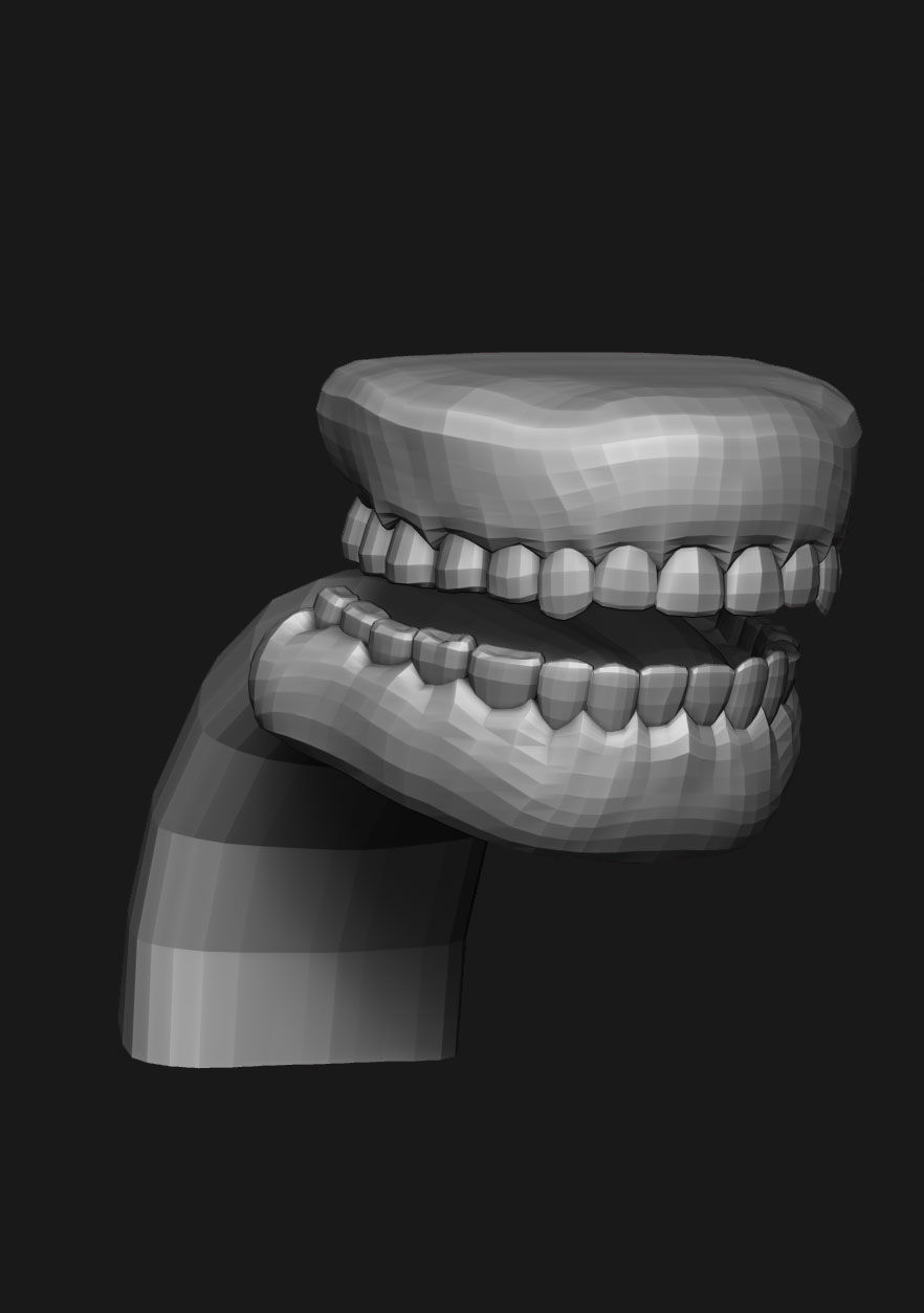 human anatomy Head and hands only 3D model_26