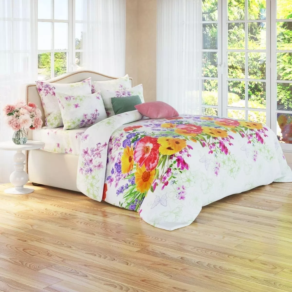 Corona A7 bedroom scene 3D model_0