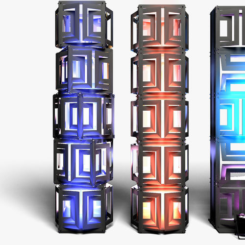 Stage Decor 21 Modular Wall Column 3D model