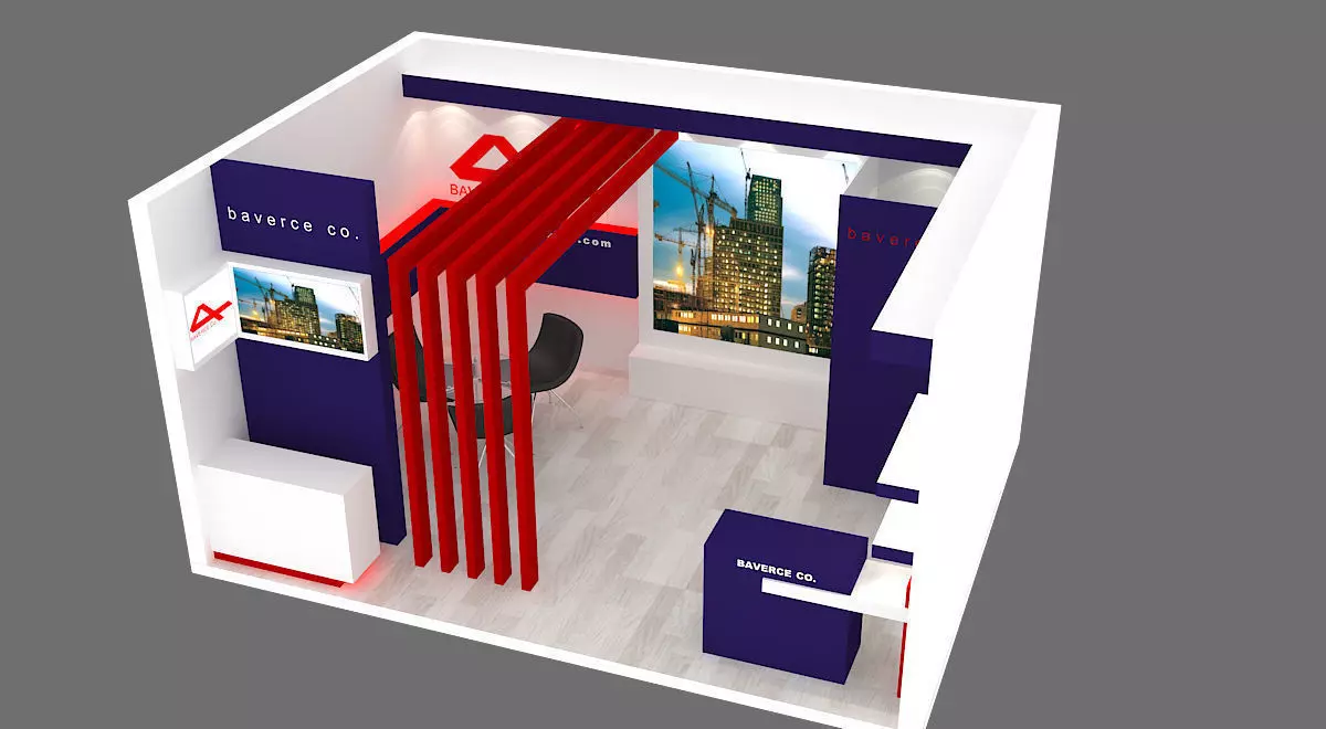 exhibition stand 22 3D model_0