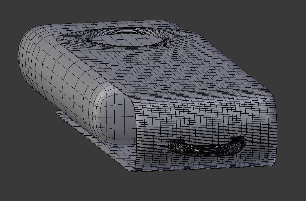 usb-drive usb flash drive Low-poly 3D model_3