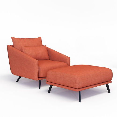 Armchair STUA COSTURA 3D model