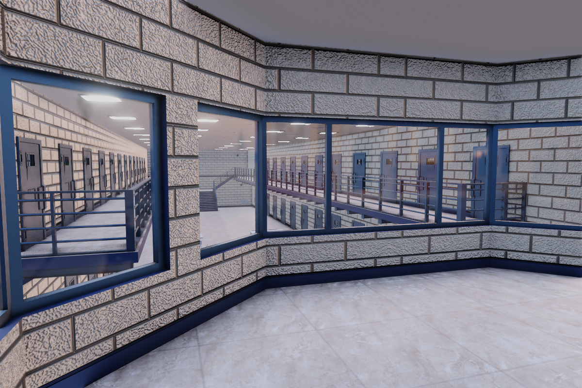 prison cells 3D model_7