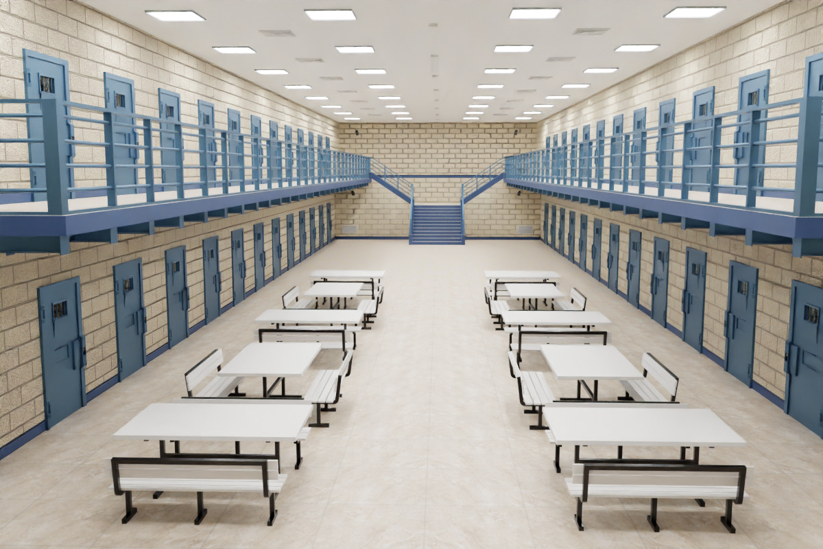 prison cells 3D model_2