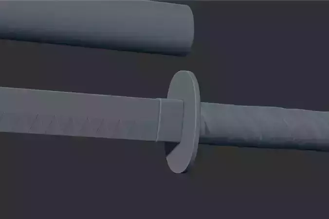 DeadPool Katana Sword 3D Printable Model cosplay STL 3D print model
