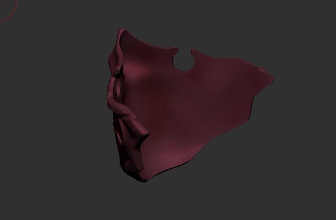 Tokyo Ghoul Tatara Cosplay Mask Stl File 3D print model_5